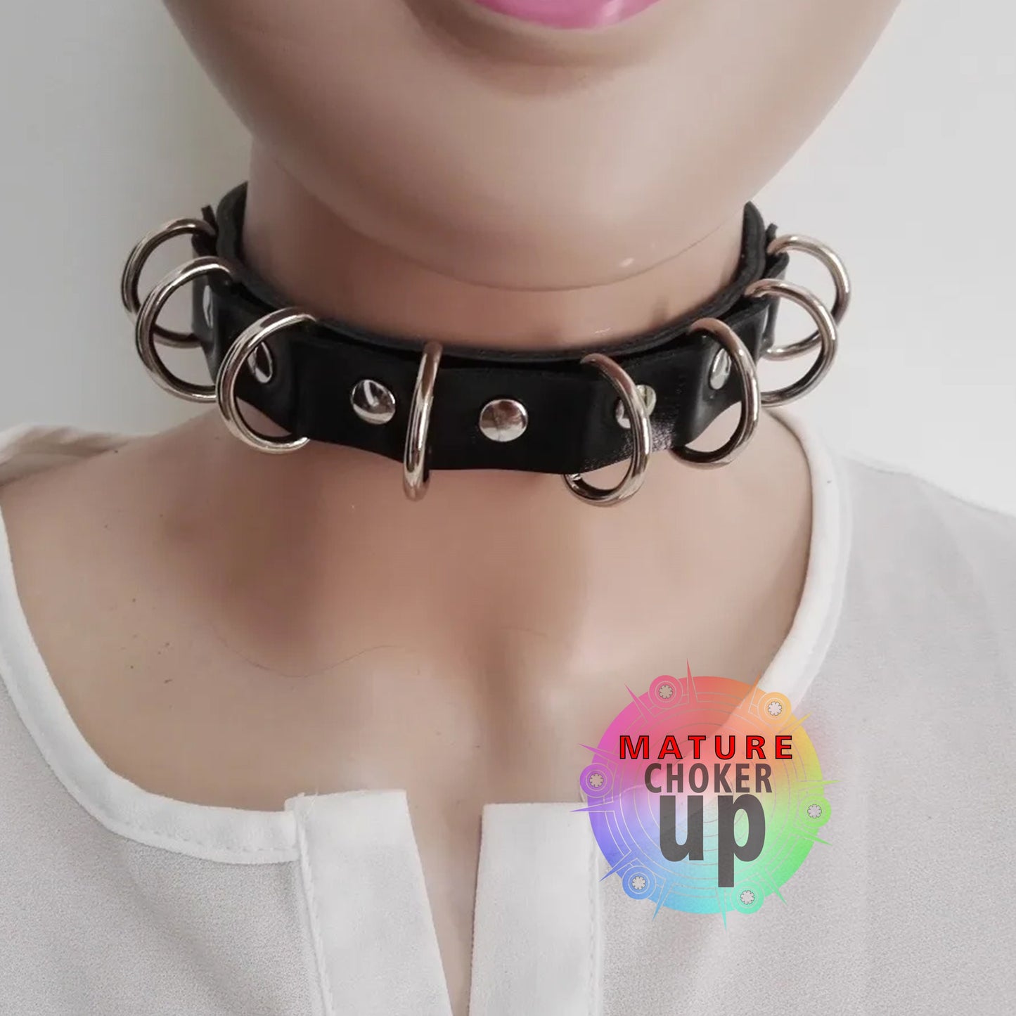 D ring, D ring Collar, oring collar, oring choker, Pull Chain, Plus Size Chocker, Choker Cool, Choker Collar, Pull Choker, Pull Collar