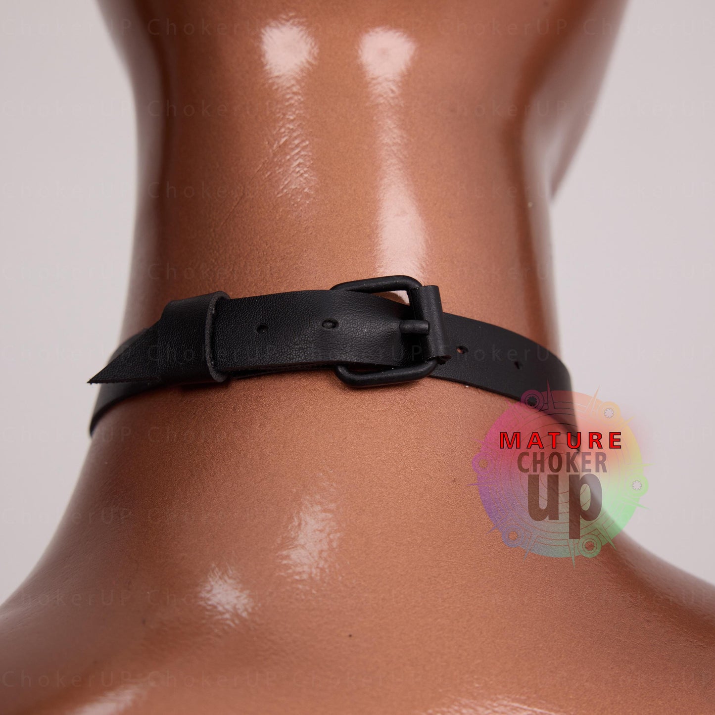 Rave Outfit, and BDSM-Inspired Collar, Emo, Kawaii, and Alternative Fashion Necklace, Punk, Goth, Red Leather Choker, Black Heart Choker