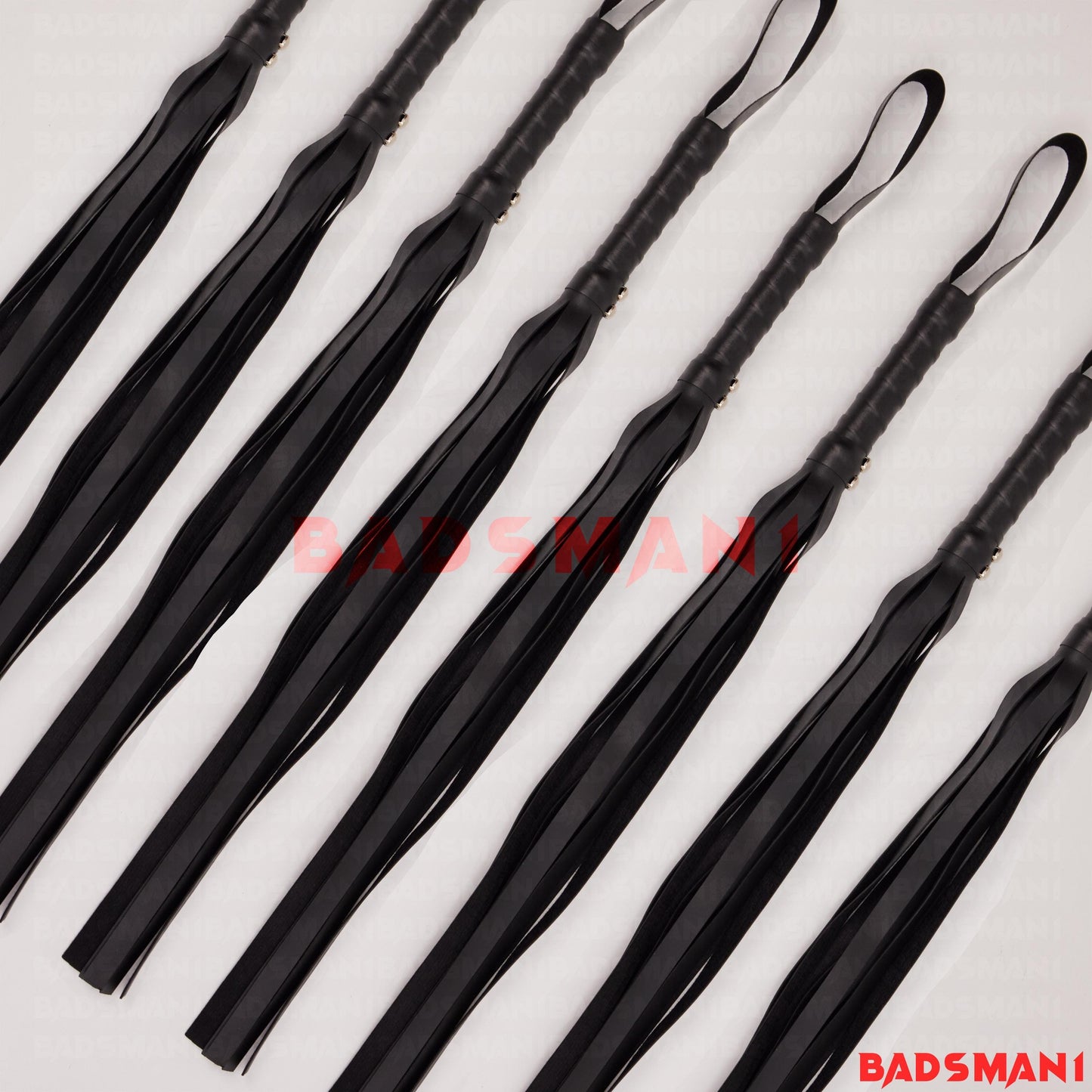 Flogger, Black BDSM Leather Flogger, Fetish Whip, BDSM Impact Play Toy, Bondage Whip, Dominance And Submission