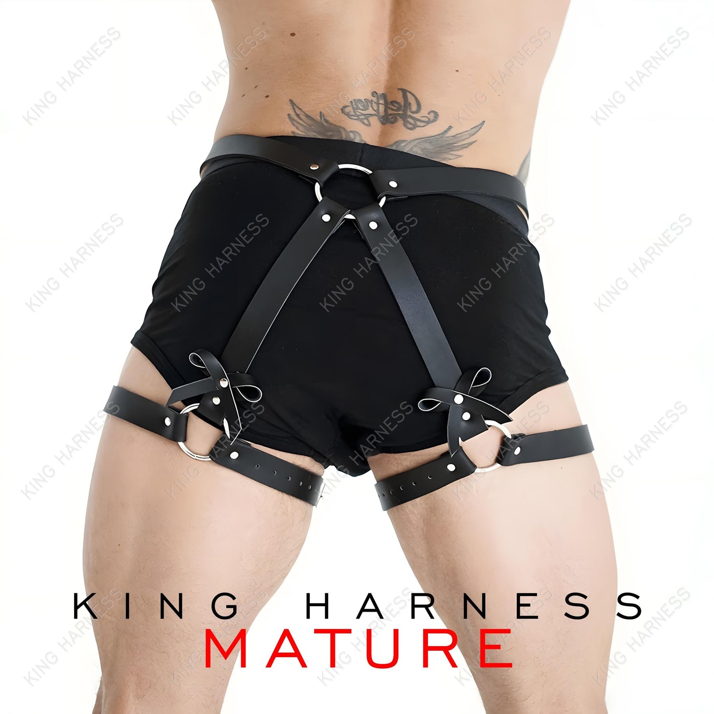 Leg Harness for Women, Thigh Harness Belt, Harness Belt Man, Harness Plus Size, Leg Harness Leather, Garter Men Harness, Butt Harness
