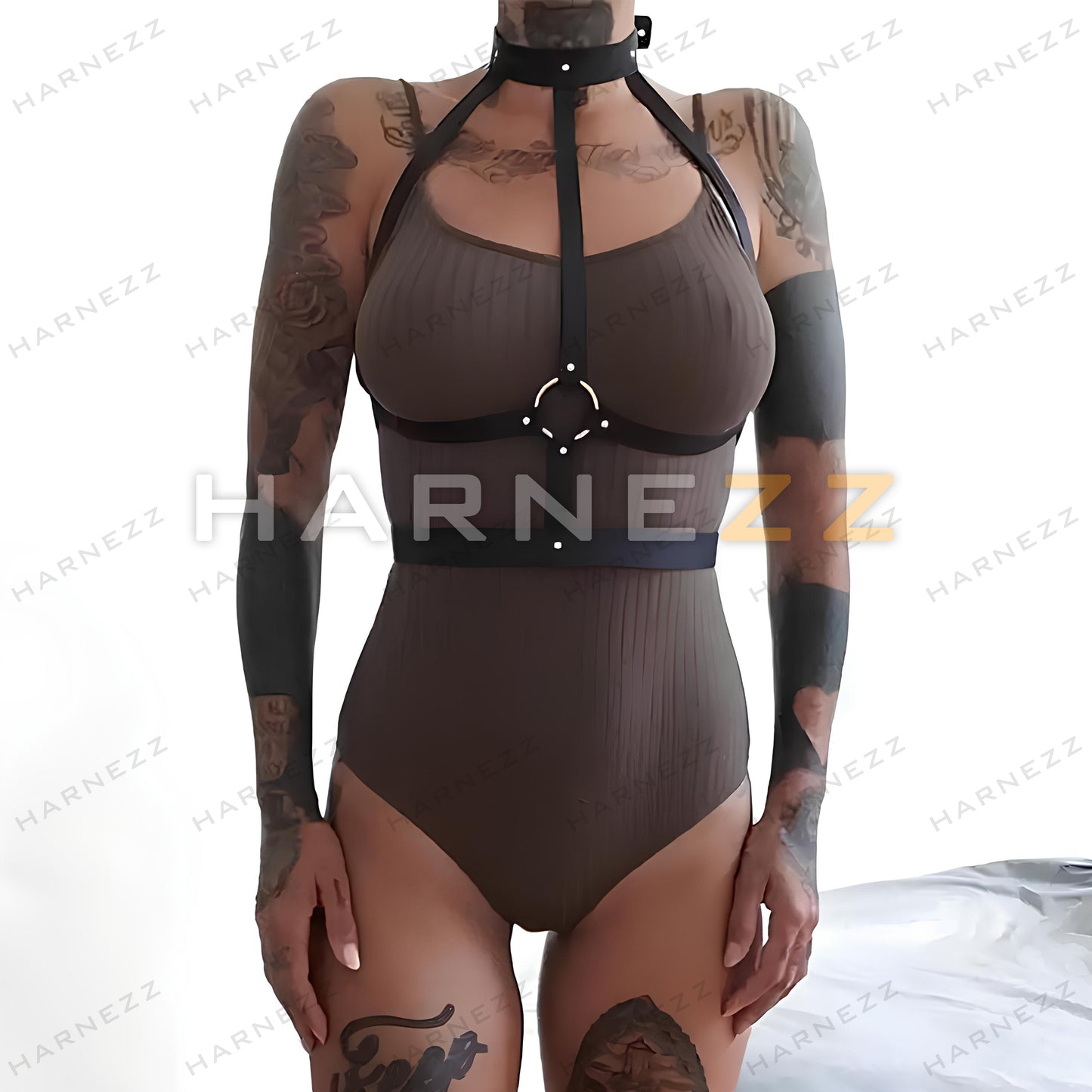 Cosplay Harness, Day Harness, Festival Harness, Punk Harness, Black Leather Harness, Gift Women Harness, Top Harness, Sexy Harness