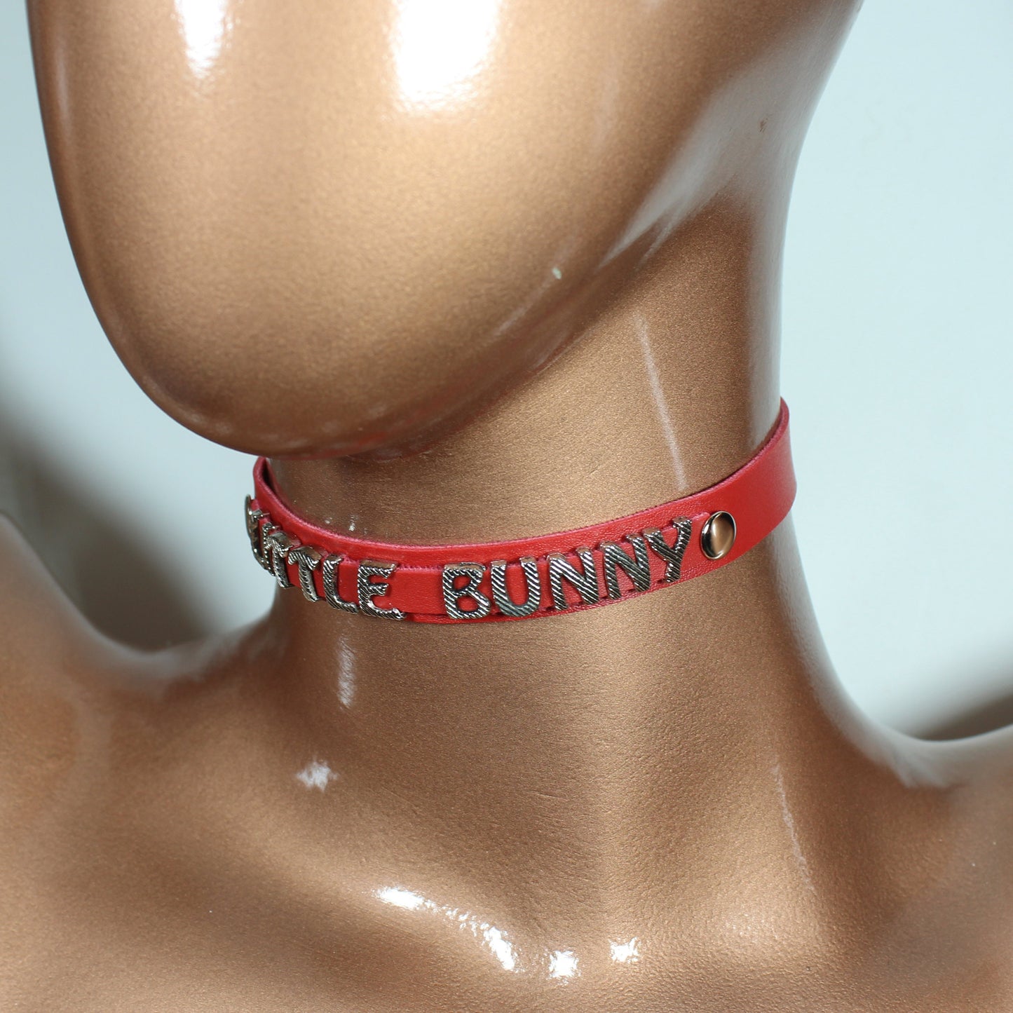 Leather Choker,  Cosplay Costume,  Minimalist Jewelry,  Gothic Necklace,  Day Collar,  Human Collar,  Name Necklace,  Collar, Costume Accessories