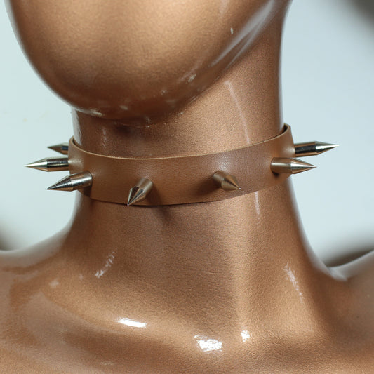 Minimalist Jewelry,  Witch Necklace,  Gothic Necklace,  Halloween Necklace,  Choker Necklace, Witchy Chokers,  Spike, Spiked Collar