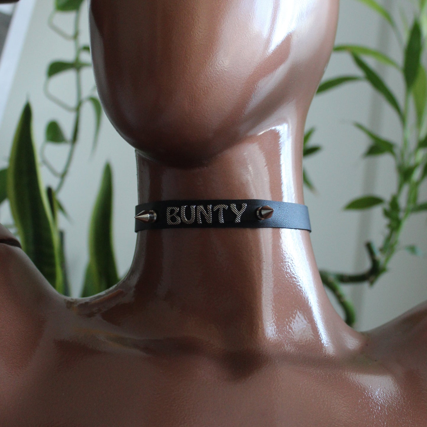 Spike Collar, Personalized Choker, Punk Cybergoth Costume, Cosplay Accessory