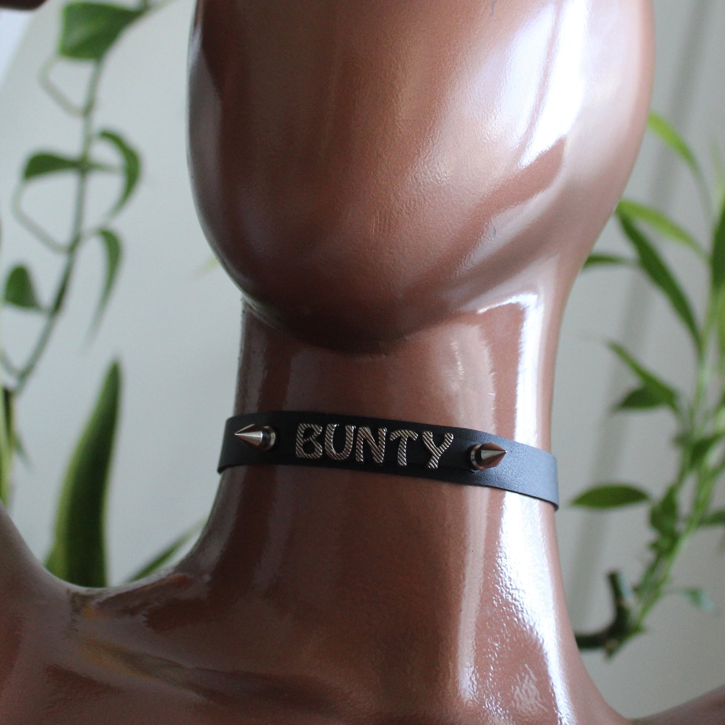 Spike Collar, Personalized Choker, Punk Cybergoth Costume, Cosplay Accessory