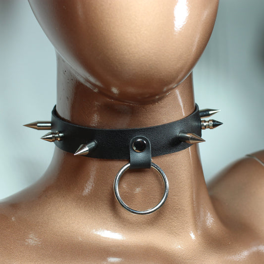 Gothic Necklace,  Custom Choker,  Handmade Jewelry,  Gothic,  Hippie Jewelry, Halloween Party,  Kitty,  Halloween Witch, Spike Choker