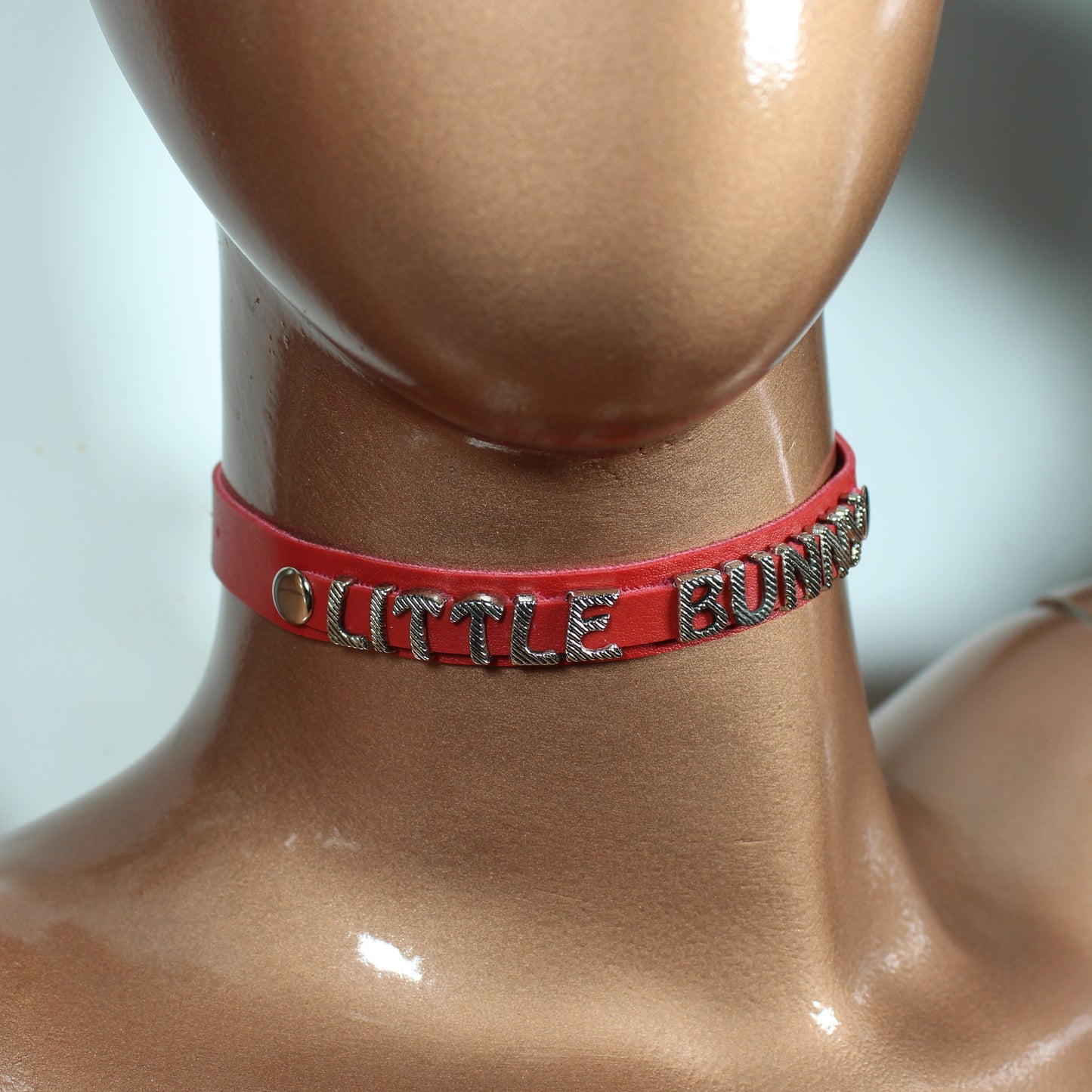 Leather Choker,  Cosplay Costume,  Minimalist Jewelry,  Gothic Necklace,  Day Collar,  Human Collar,  Name Necklace,  Collar, Costume Accessories