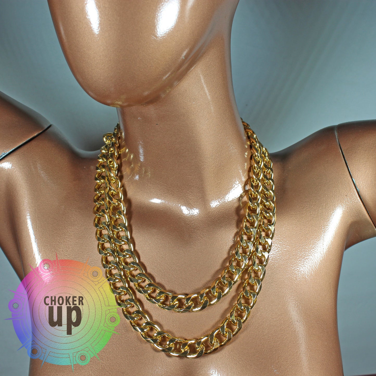 Chain Choker, Party Costume Necklace, Custom Size