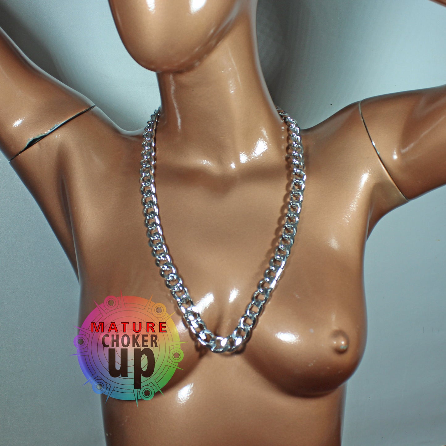 Gifts ForWife,  Statement Collar,  Hippie Jewelry,  Costume Accessories,  Costume Jewelry,  Choker Collar,  Thick Chain,  Chain Choker, Mens Choker