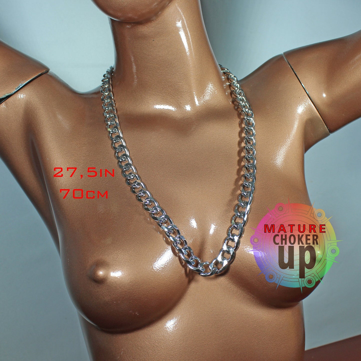 Gifts ForWife,  Statement Collar,  Hippie Jewelry,  Costume Accessories,  Costume Jewelry,  Choker Collar,  Thick Chain,  Chain Choker, Mens Choker