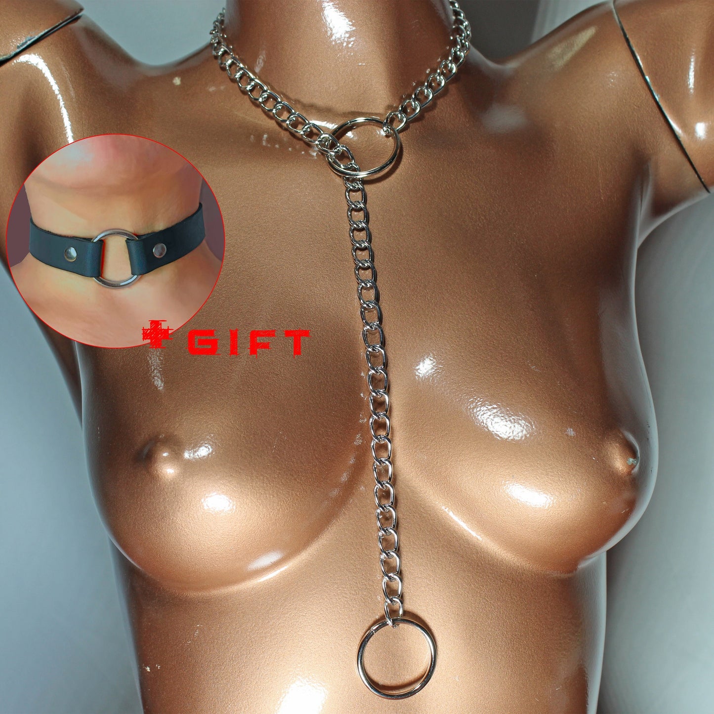 Vampire Jewelry,  Gothic,  Choker Collar,  Costume Accessories,  Hallowen,  Collar Choker,  O ring Chain Collar, Chain Collar