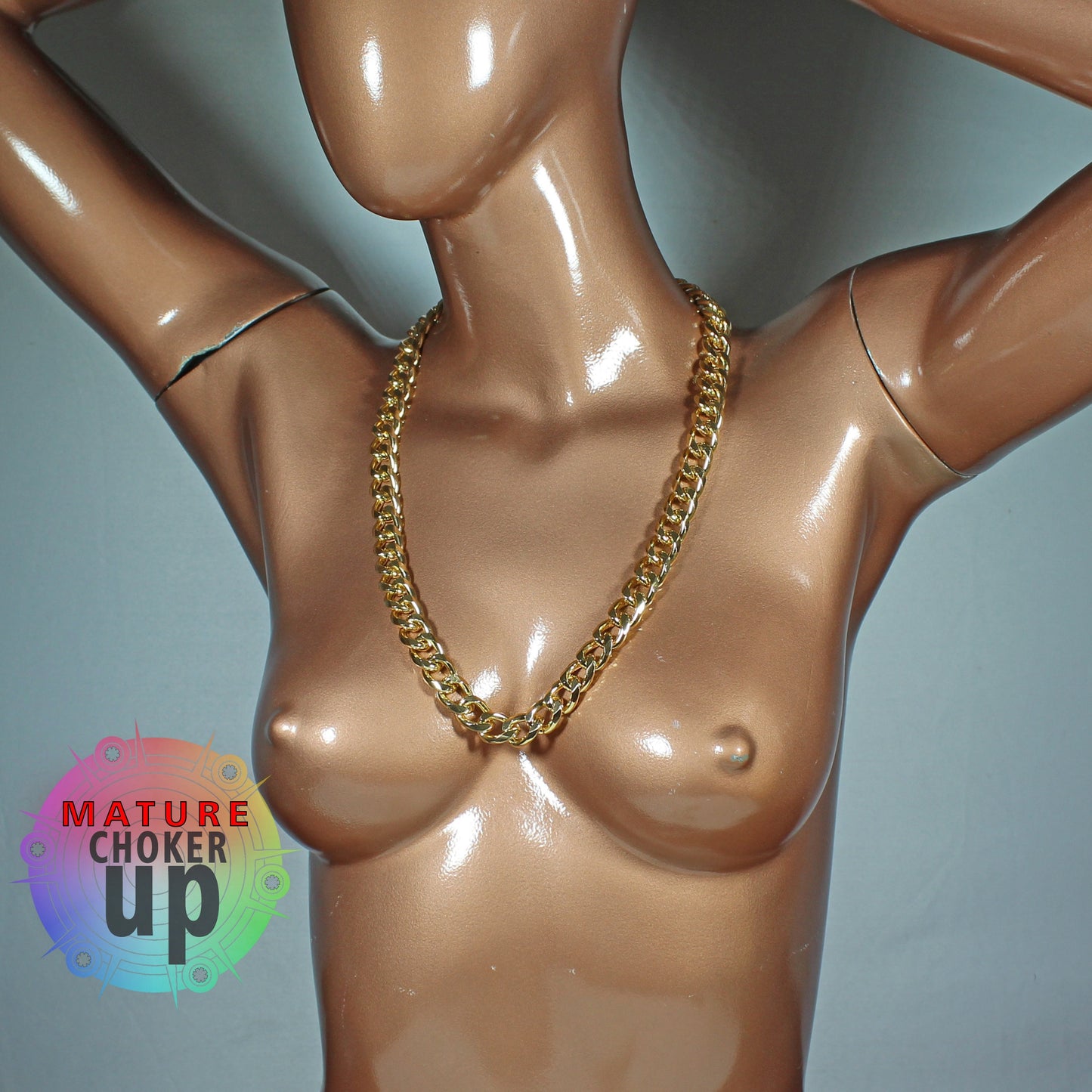 Thick Chain,  Statement Choker,  Choker Necklace,  Costume Jewelry,  Day Collar,  Gifts For Men,  Hippie Necklace,  Men Necklace, Gold Chain Collar