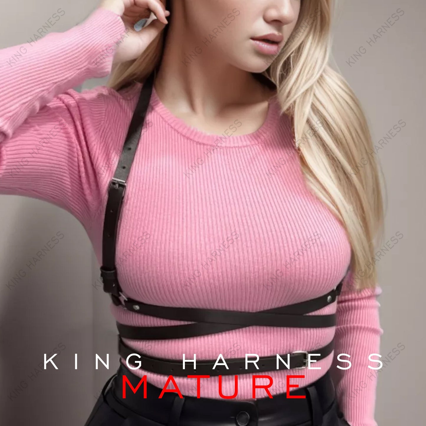 Body Top Harness, Harness Alt Style, Leather Harness For Women, Strappy Shoulder Harness, Harness Materials, Fashion Strap Creation