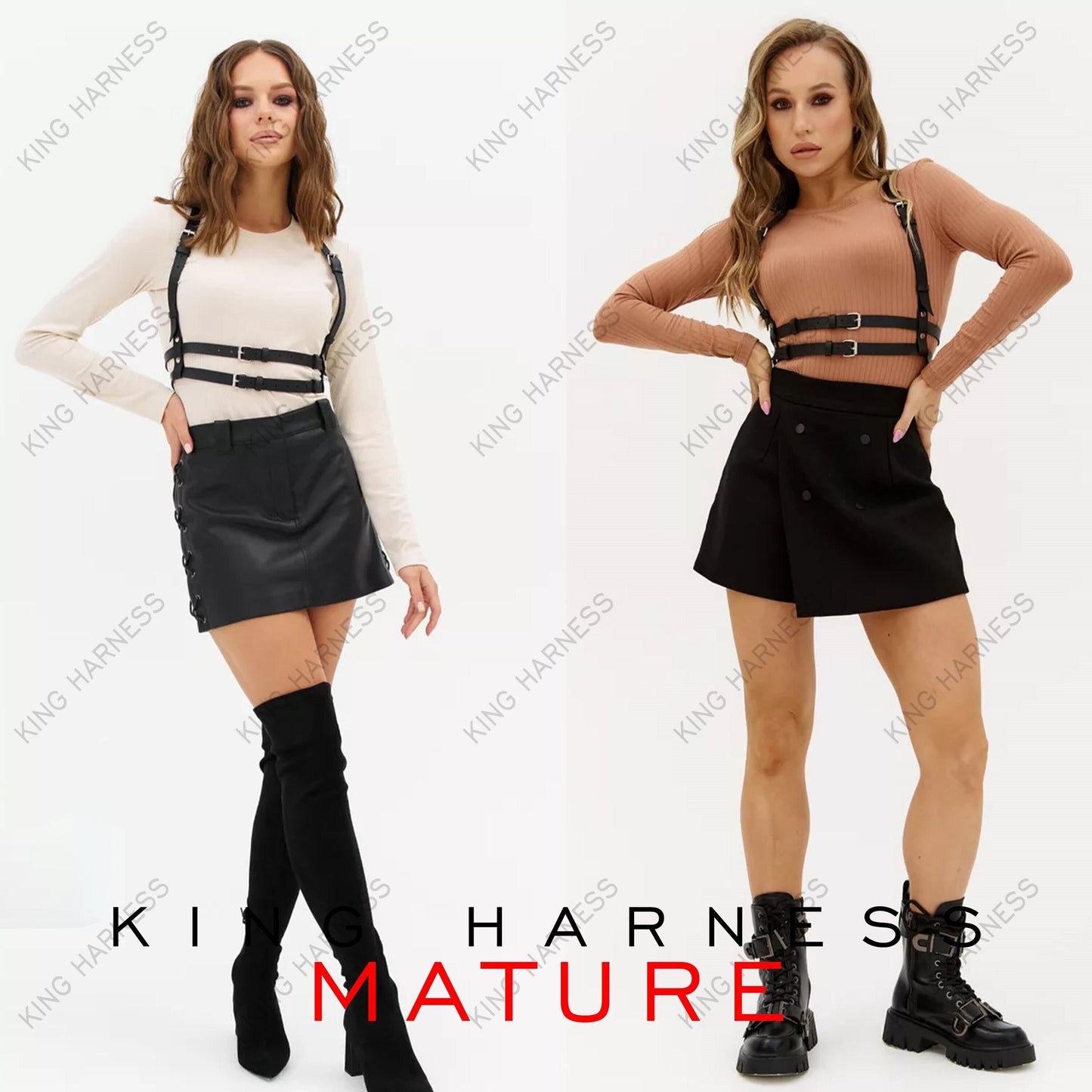 Wearable Harness, Leather Chest Harness Black, Leather suspender harness, Gothic Harness, Belt With Shoulder Strap, Leather Shoulder Harness