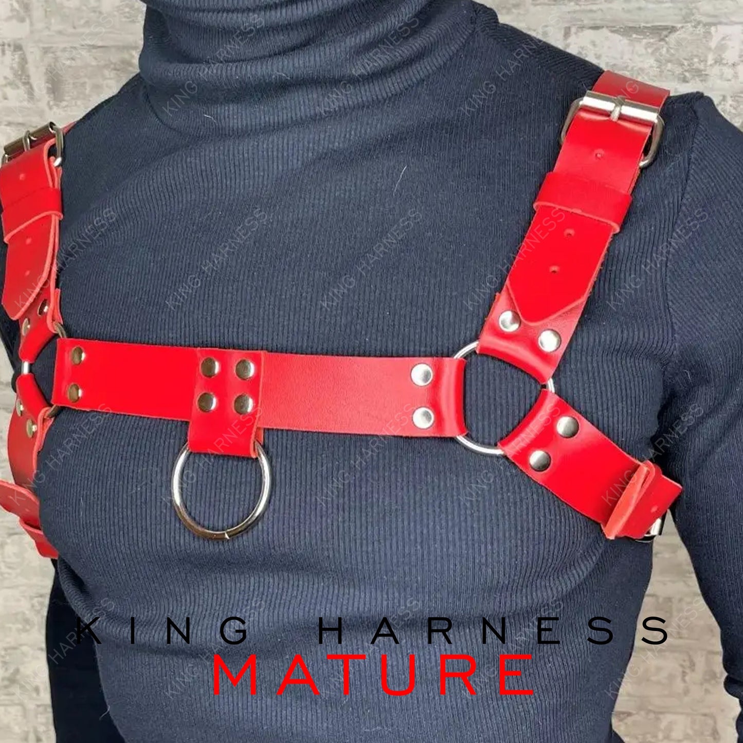 Chest Harness Men, Dance Party, Wear Burning Man Outfit Costume, Male Harness, Men Fashion Accessories, Bulldog Harness, Edgy Leather Outfit