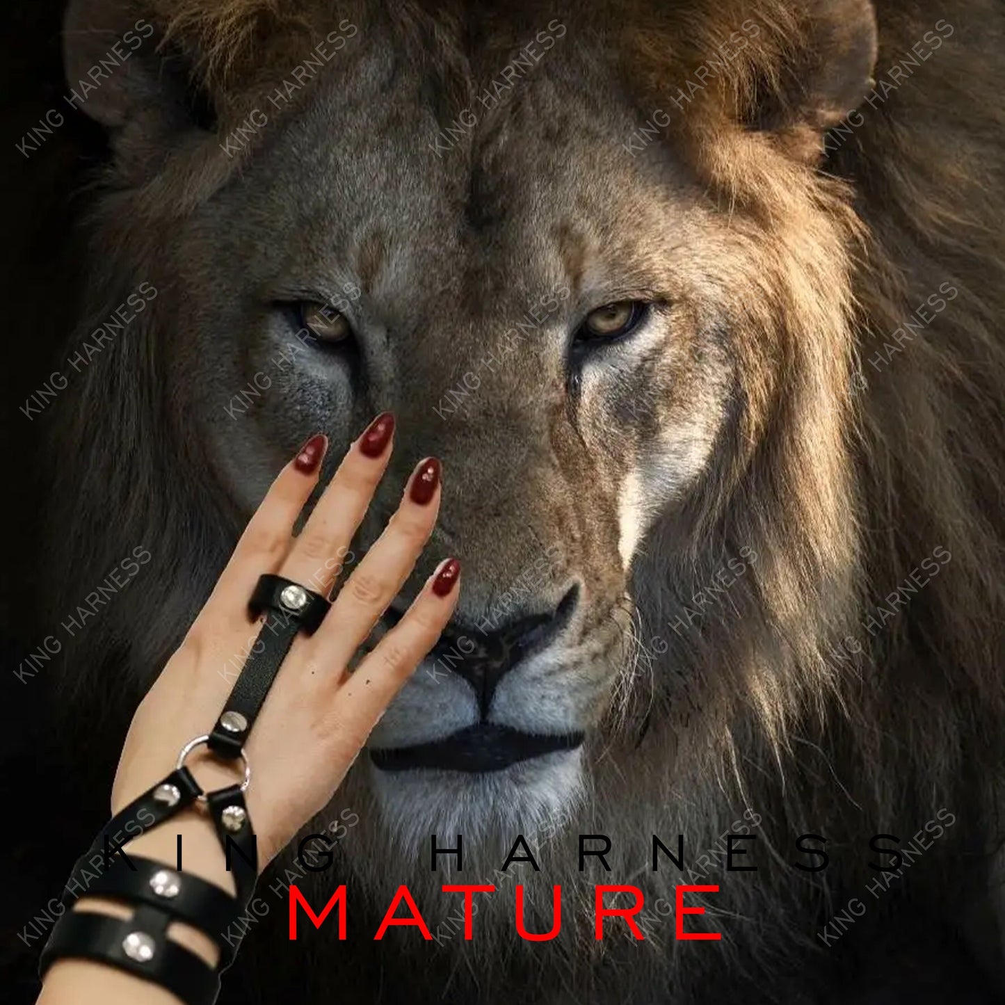 Harness Bracelet, Leather Had Harness, Handmade Leather Bracelet, Finger Bracelet, Womens Leather Bracelet, Finger Palm Leather Bracelet