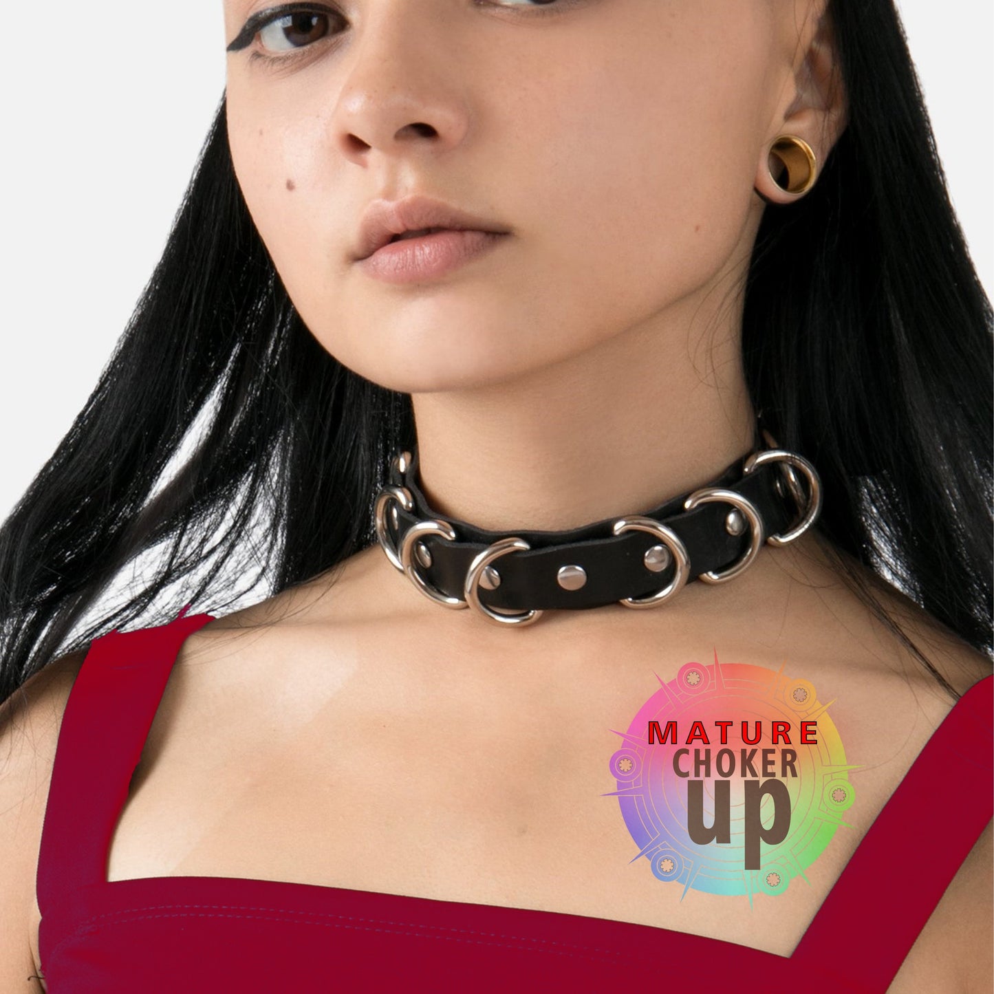 Pull Collar, Pull Choker, Choker Collar, Choker Cool, Plus Size Chocker, Pull Chain, oring choker, oring collar, D ring Collar, D ring