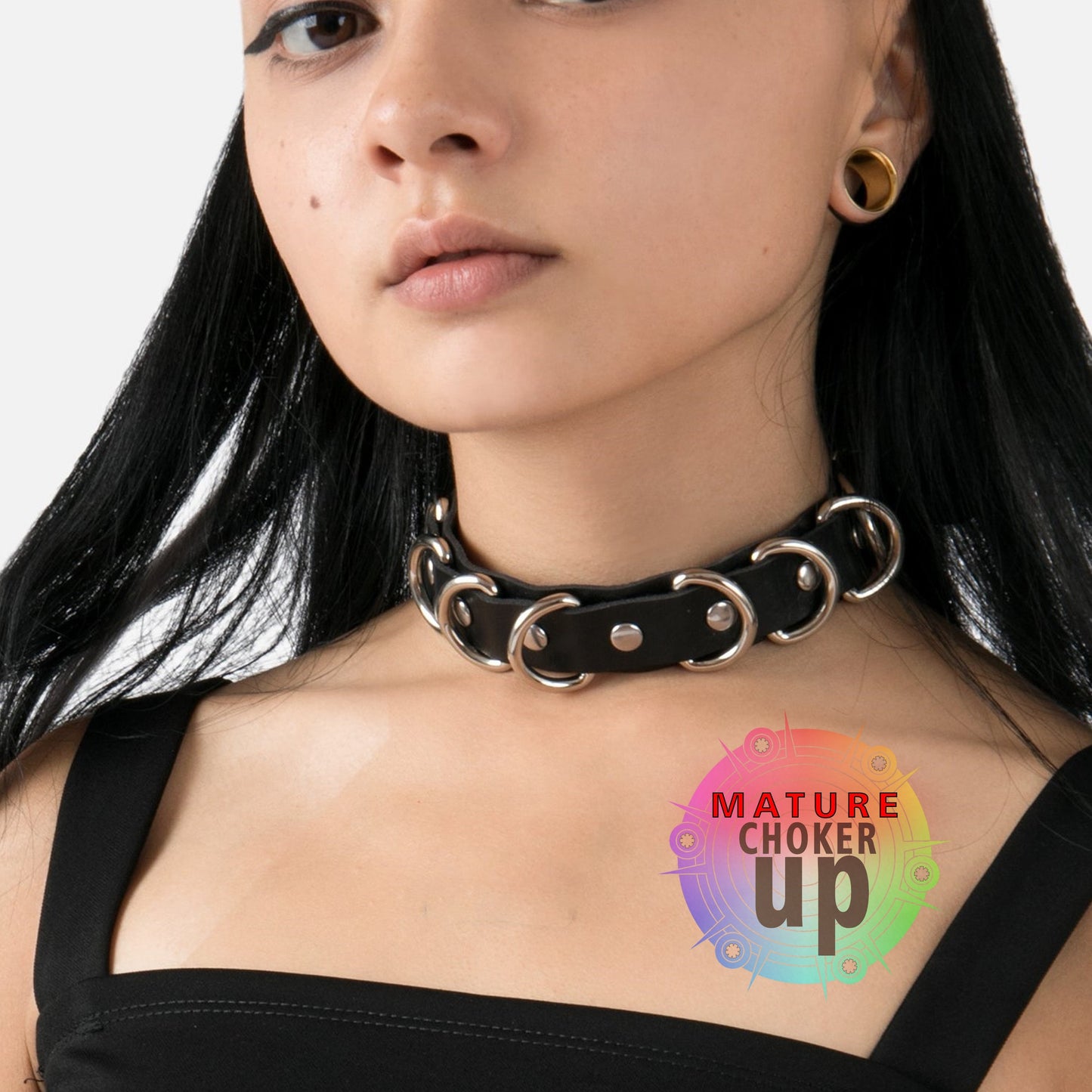 Pull Collar, Pull Choker, Choker Collar, Choker Cool, Plus Size Chocker, Pull Chain, oring choker, oring collar, D ring Collar, D ring