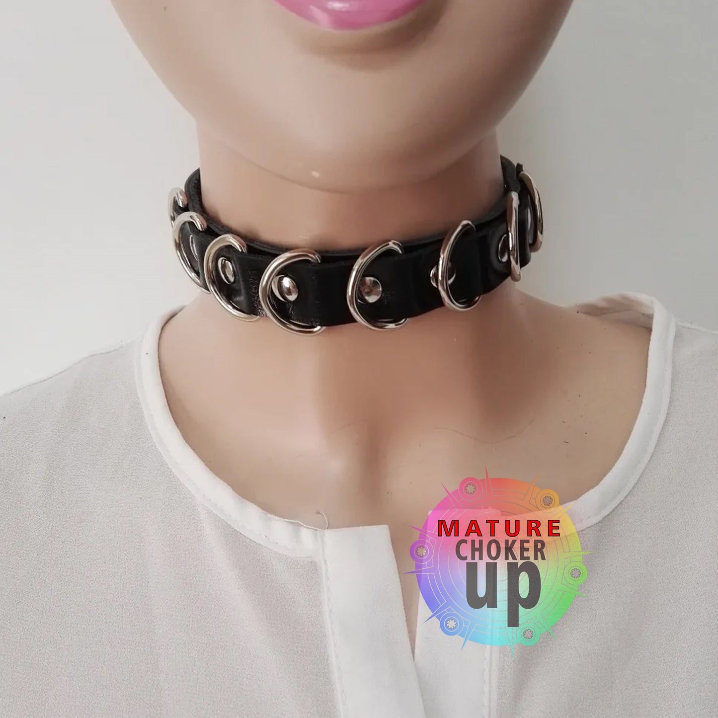 Pull Collar, Pull Choker, Choker Collar, Choker Cool, Plus Size Chocker, Pull Chain, oring choker, oring collar, D ring Collar, D ring