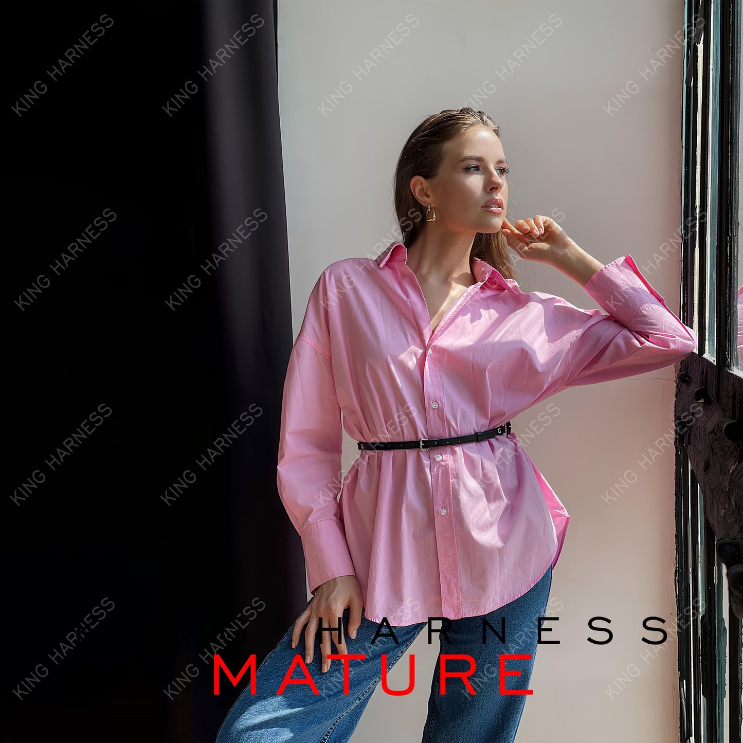 Handmade Leather Harness, Adjustable Body Strap, Chest Harness, Fashionable Statement Accessory for Women, Gothic, Punk, and Festival Wear