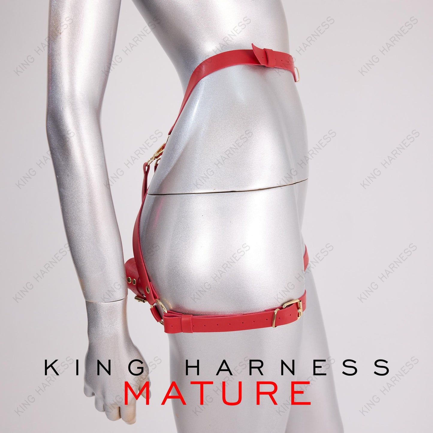 Fashion Thigh Harness, Black Leather Garter Belt with Cuffs and Restraints, Leather Garter Belts, Leather Outfit, Unisex Harness Belt, Punk