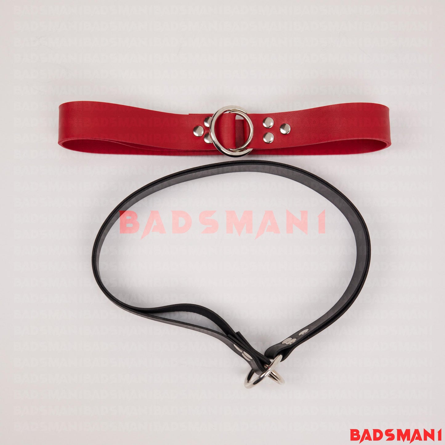 BDSM Set of 4 Bed Restraints, Four Straps for Bed Restraints, Bed Bondage Restraints, Adjustable Leather, Bondage Connectors, Bed Straps