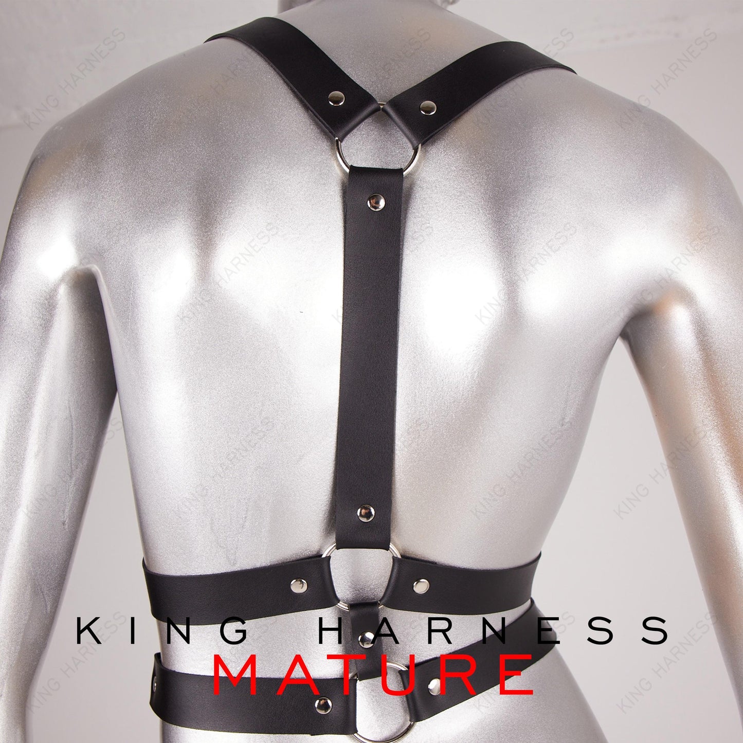 Leather Chest Harness for Women, Leather Suspender Harness, Fashion Accessory, With Double Belt, Harness, Gothic Accessory, Edgy Accessory