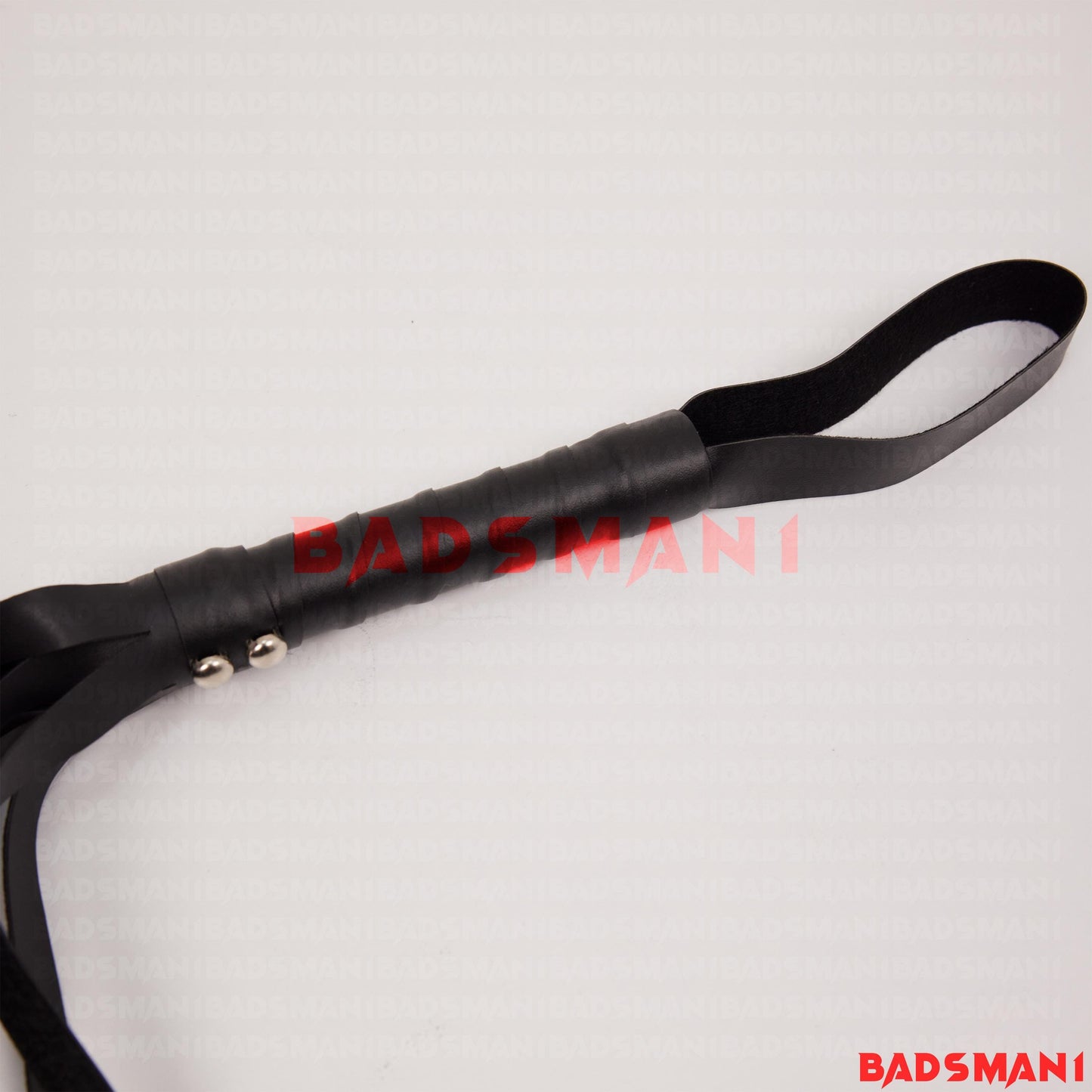 Flogger, Black BDSM Leather Flogger, Fetish Whip, BDSM Impact Play Toy, Bondage Whip, Dominance And Submission