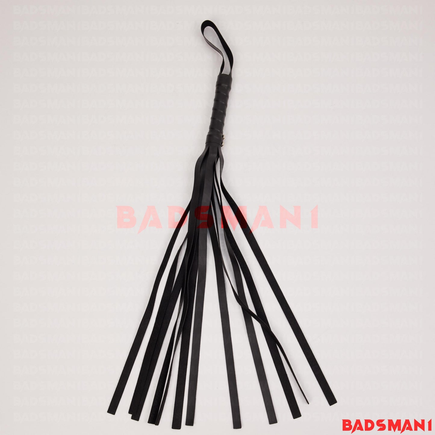 Flogger, Black BDSM Leather Flogger, Fetish Whip, BDSM Impact Play Toy, Bondage Whip, Dominance And Submission