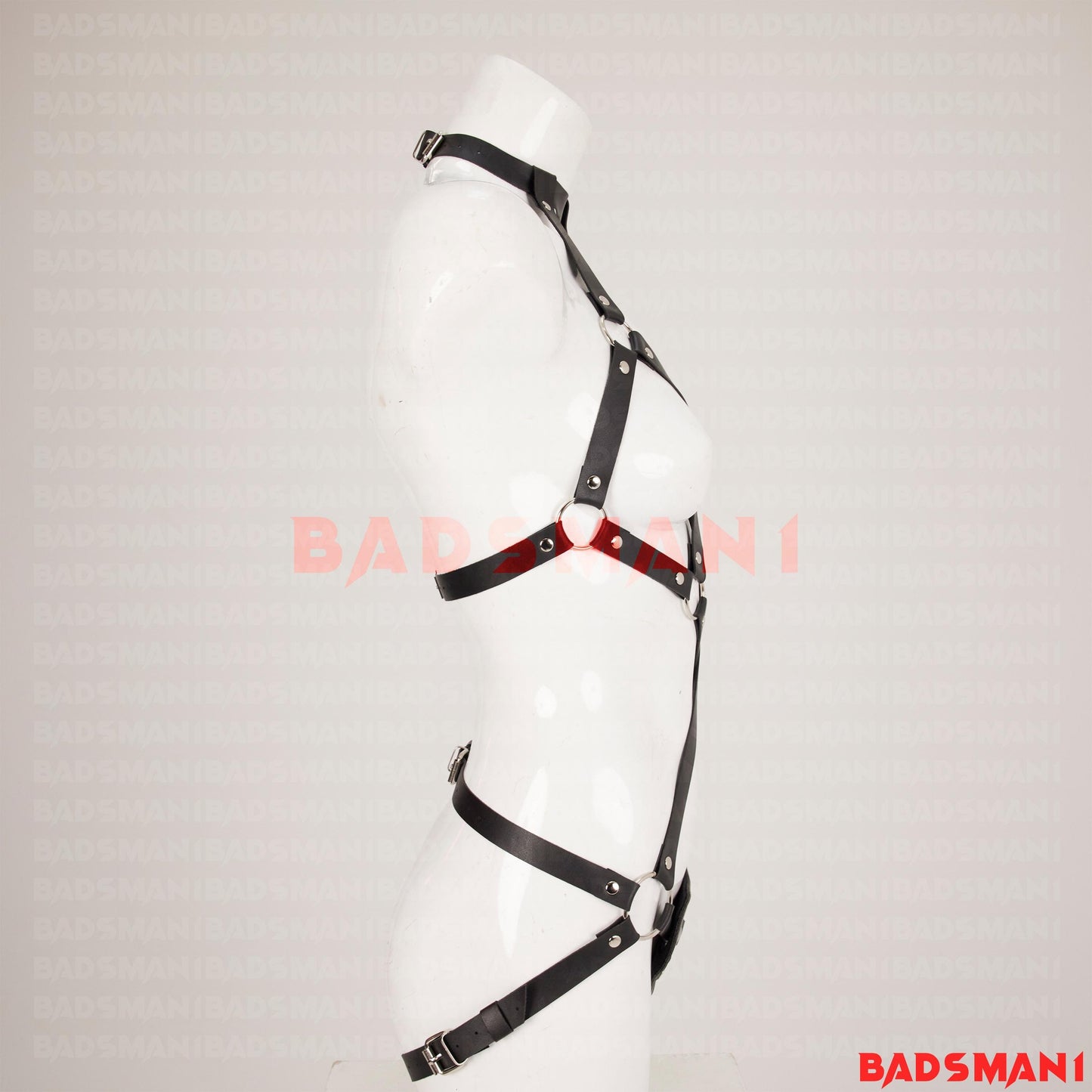 Full Body Leather Harness Lingerie, Leather Strapon Harness, Pegging Harness, Strap on Belt, Cage Body Harness, Chest Harness