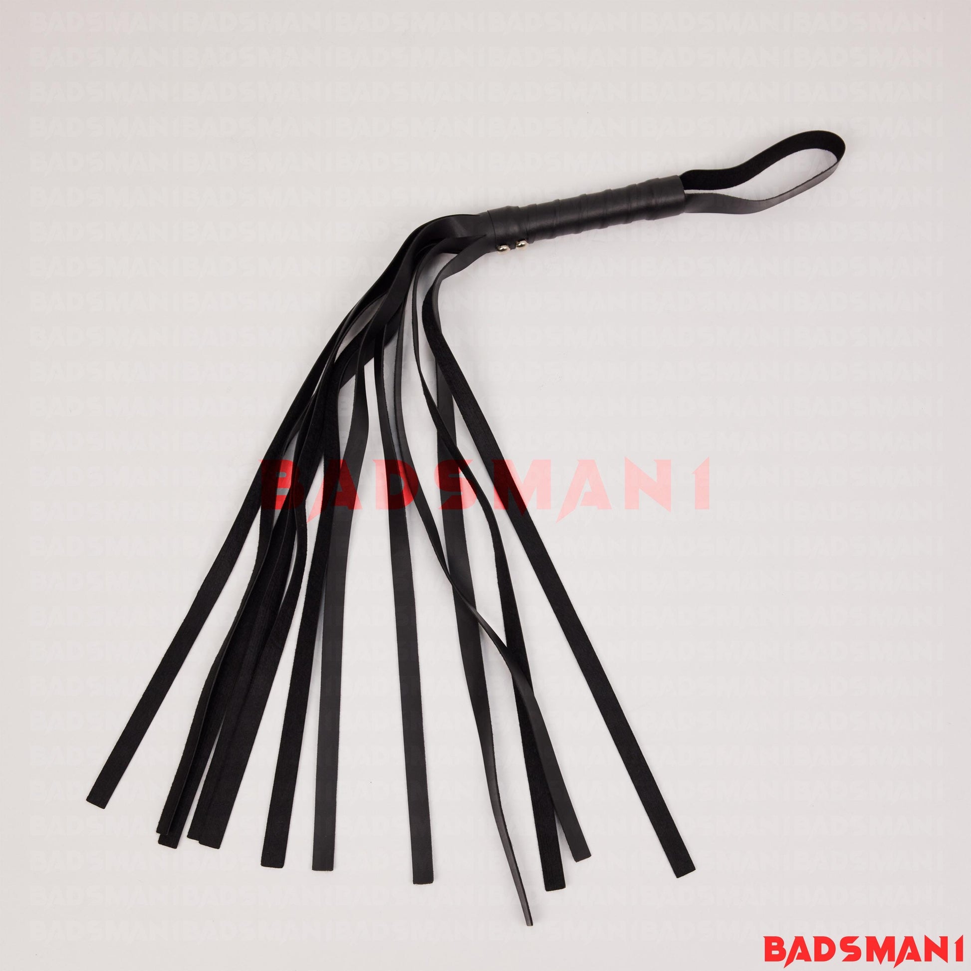 Flogger, Black BDSM Leather Flogger, Fetish Whip, BDSM Impact Play Toy, Bondage Whip, Dominance And Submission