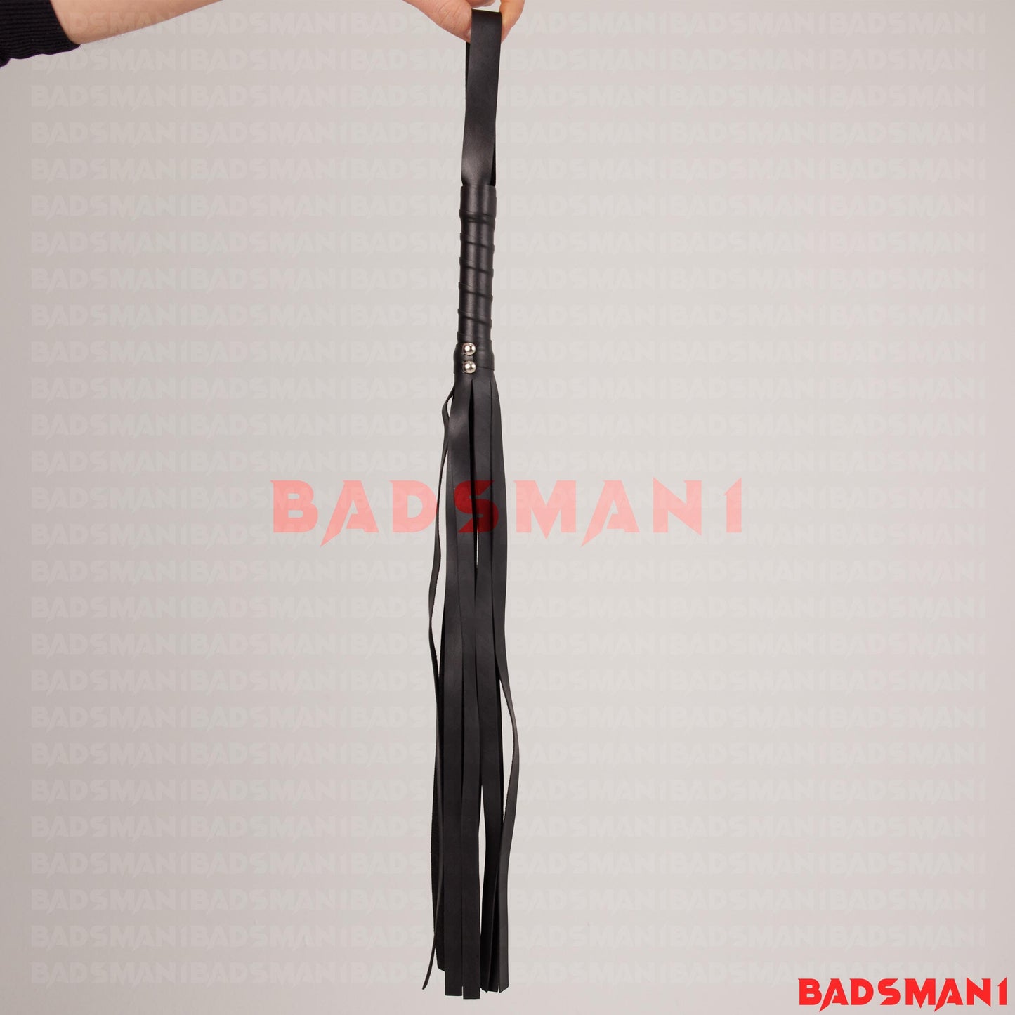 Flogger, Black BDSM Leather Flogger, Fetish Whip, BDSM Impact Play Toy, Bondage Whip, Dominance And Submission