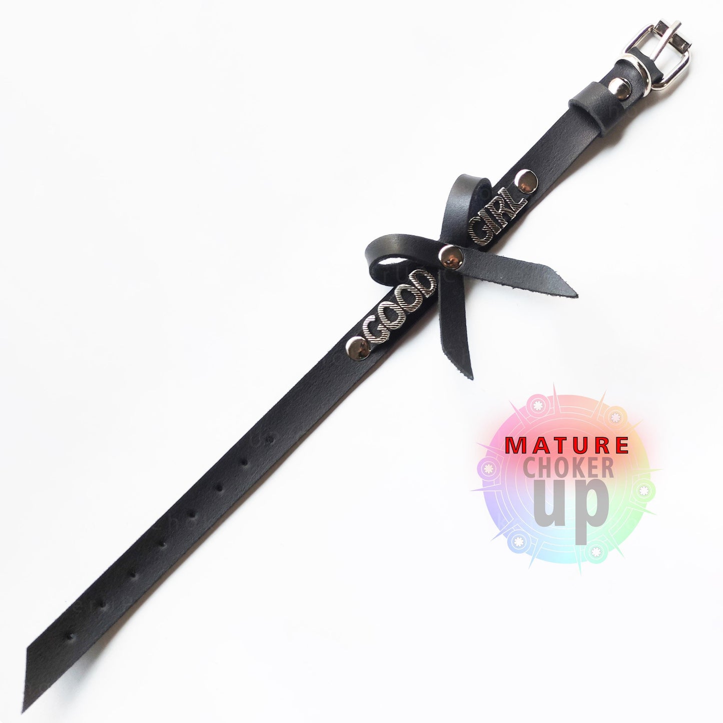 Custom Bow Leather Anklet, Personalized Ankle Bracelet, Ddlg Jewelry