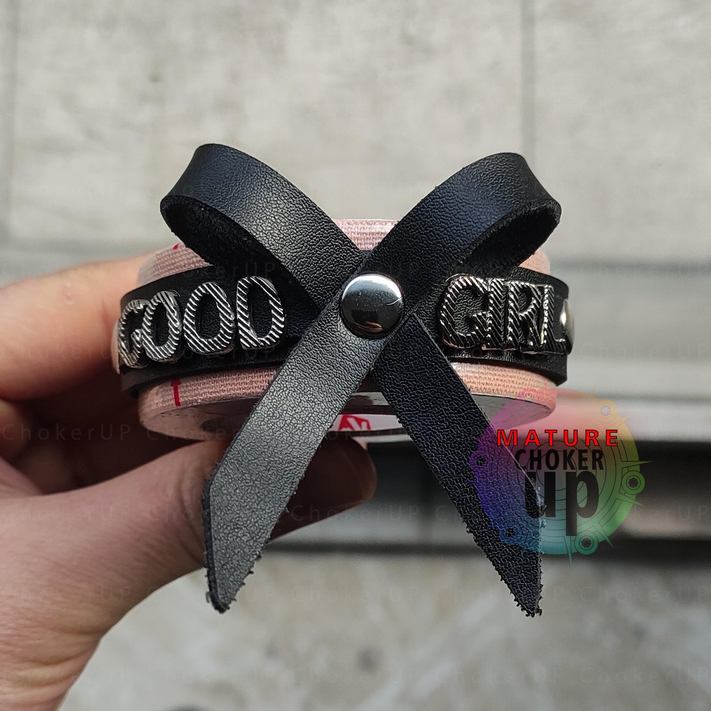 Alternative Fashion,  ,  Leather Anklet,  Good Girl Anklet,  Ddlg Jewelry,  Personalized Gift,  Adjustable Anklet,  Bow Anklet, Custom Anklet