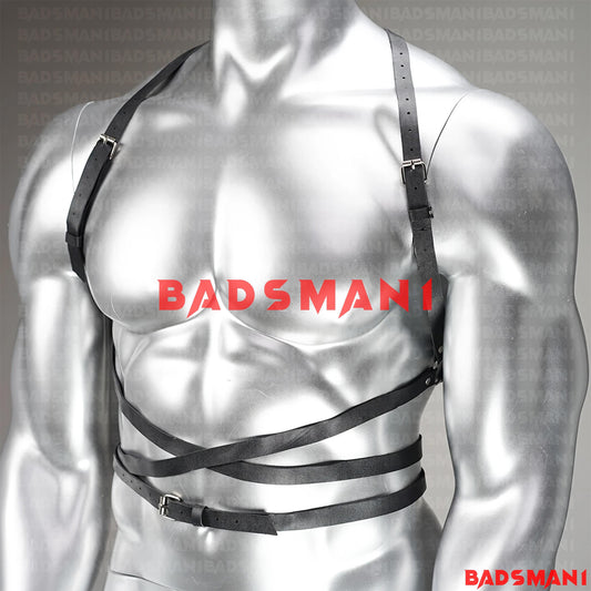 Unisex Harness, Chest Harness Men Party Outfit Dance Wear , Chest harness Men, Mens Strappy Harness Belt, Men's Body Belt