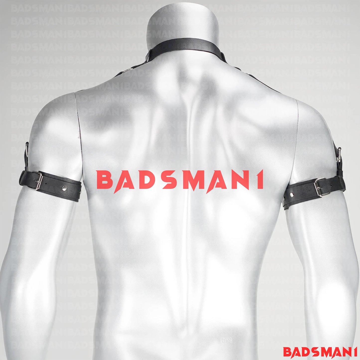 Neck and Arm Harness, Men Neck and Biceps Band, Adjustable Shoulder Harness Men,Men Leather Accessory, Arm Band, Men Shoulder Wear