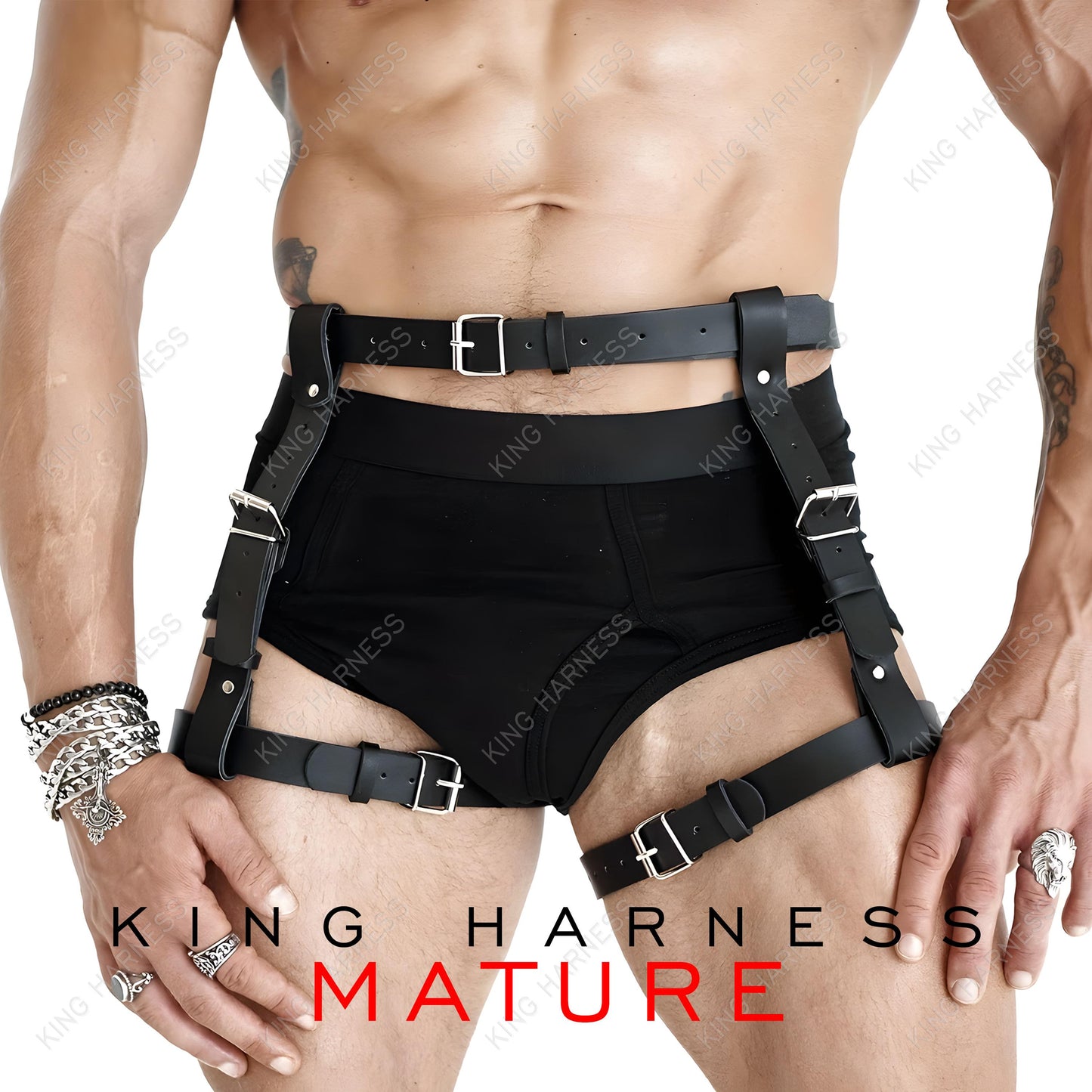 Leg Harness for Women, Thigh Harness Belt, Harness Belt Man, Harness Plus Size, Leg Harness Leather, Garter Men Harness, Butt Harness