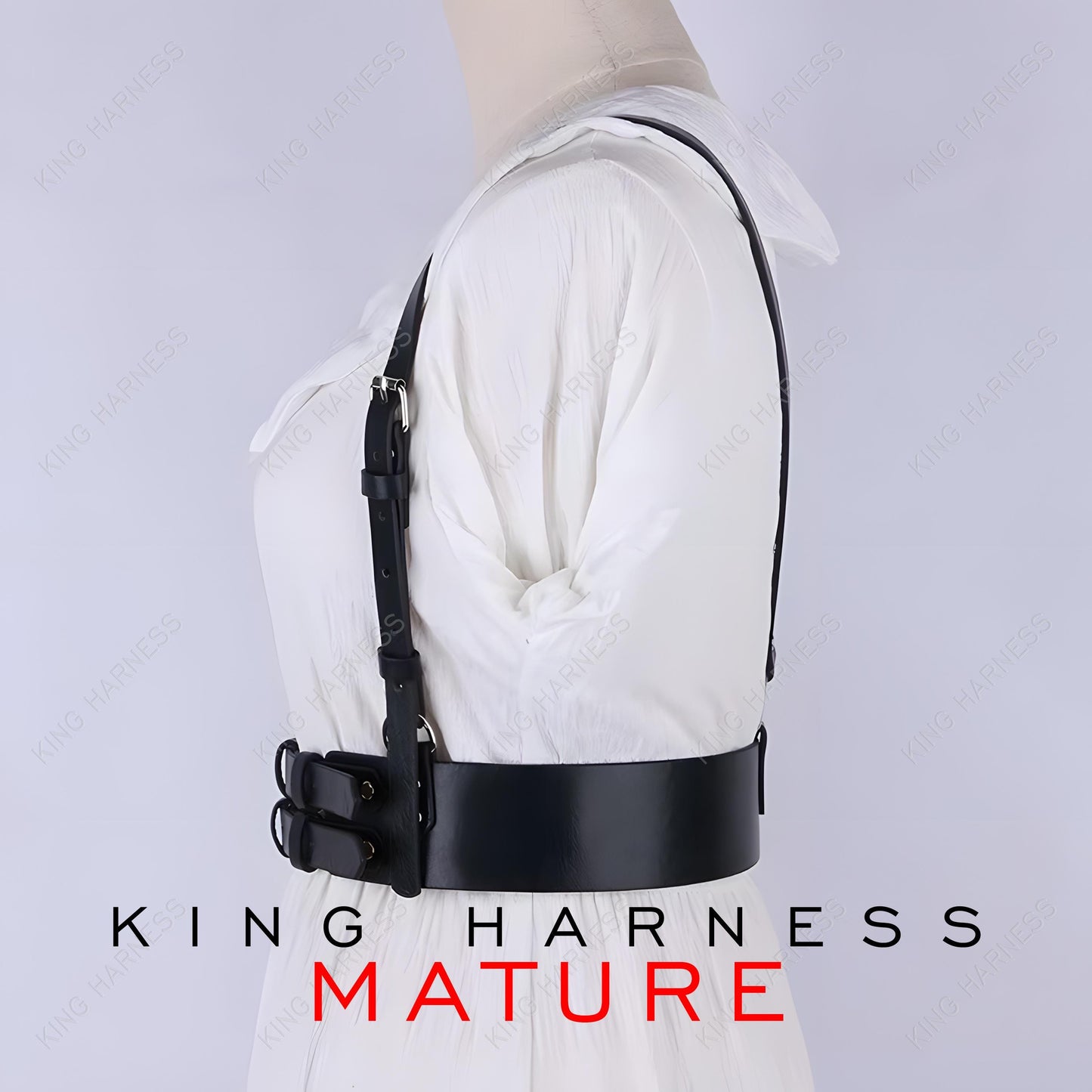 Women's Leather Harness Belt, Chest Harness for Women, Fetish Fashion Belt, Fashion Body Harness for Women, Handmade Strappy Leather Belt