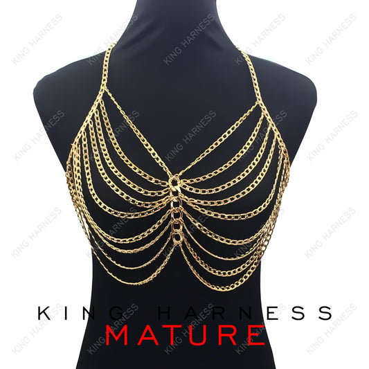 Layering Body Chain, Festival Body Chain, Costume Body Chain, , Party Accessories, Gift For Christmas, Festival Bralette Chain