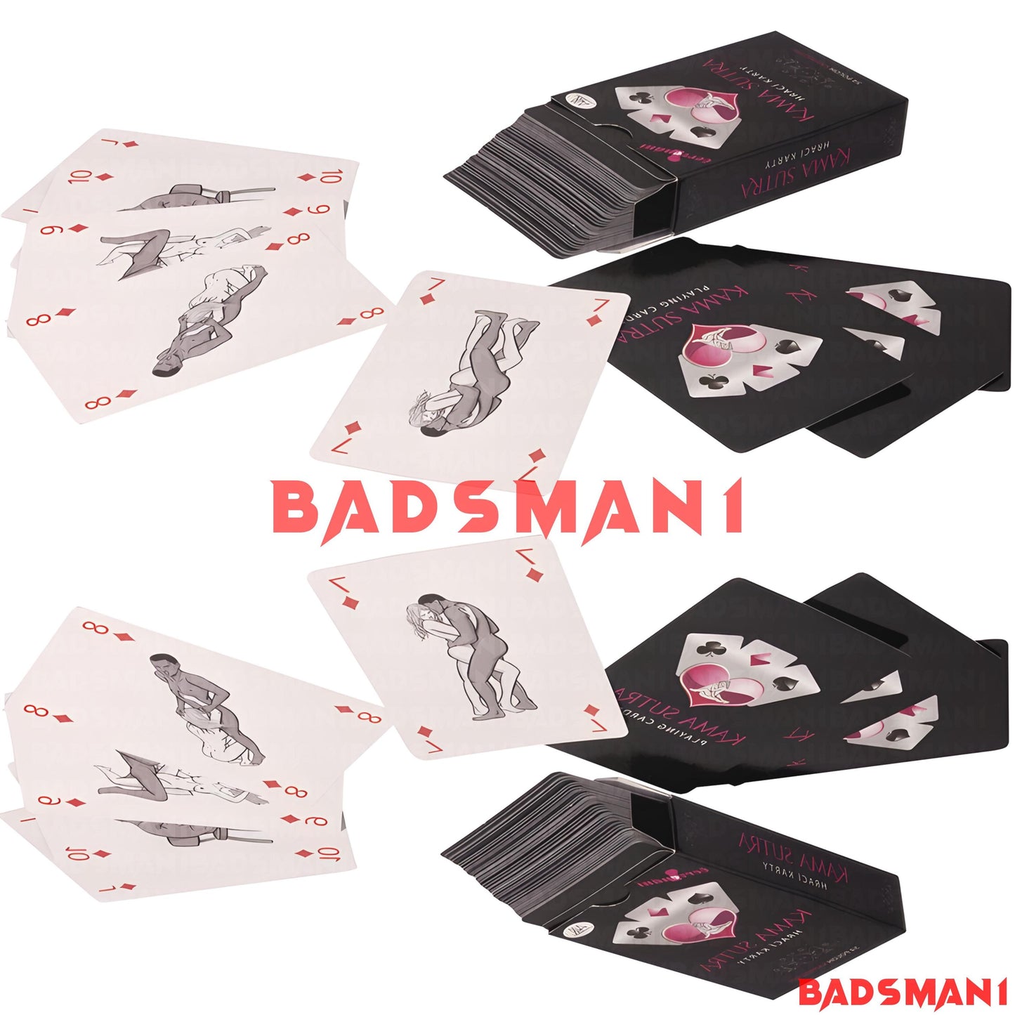 Kamasutra, Sex Positions Printed Playing Cards ArtBack Table Game, Bachelorette Party Games, Valentines Day Gift, Kinky Game, Party Game