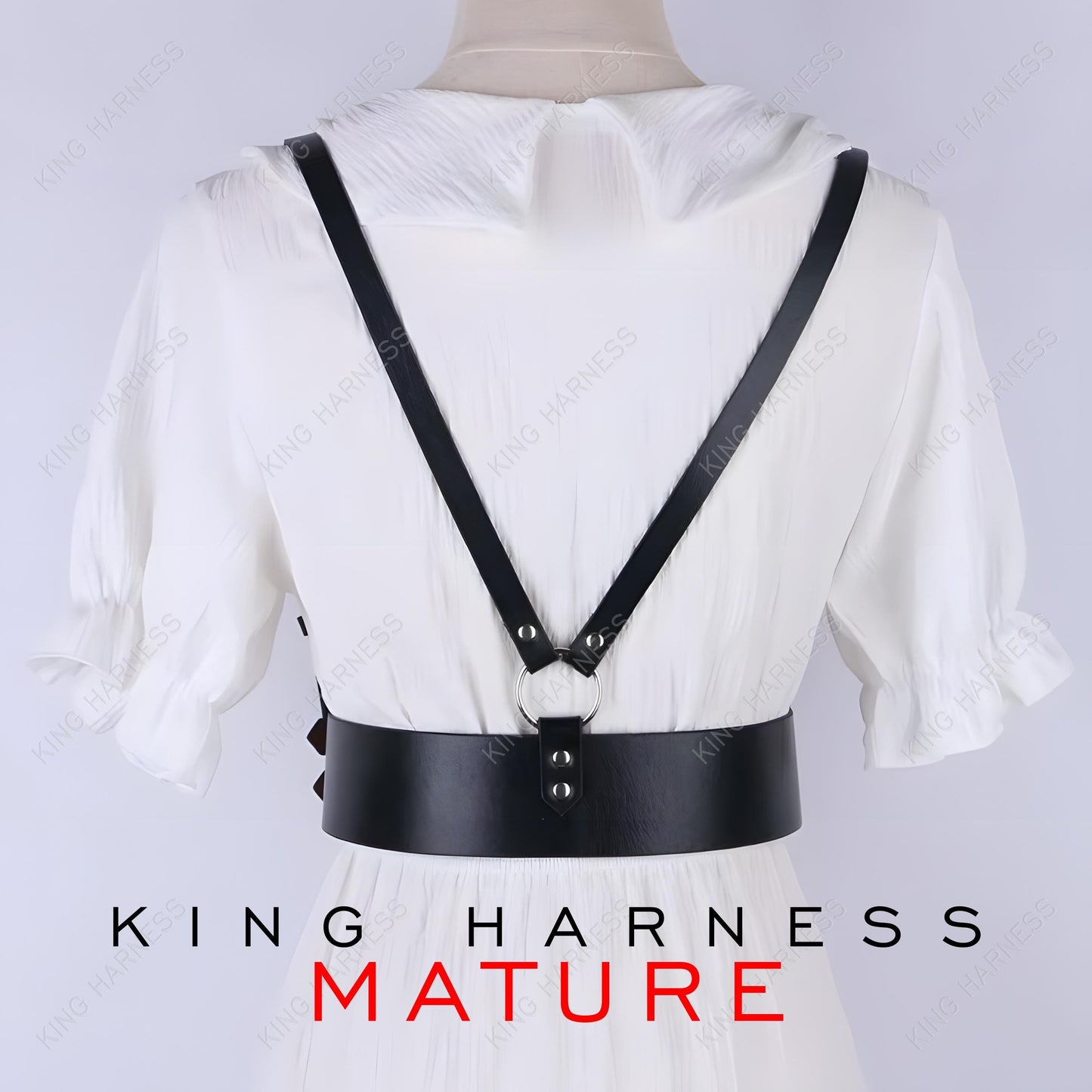 Women's Leather Harness Belt, Chest Harness for Women, Fetish Fashion Belt, Fashion Body Harness for Women, Handmade Strappy Leather Belt