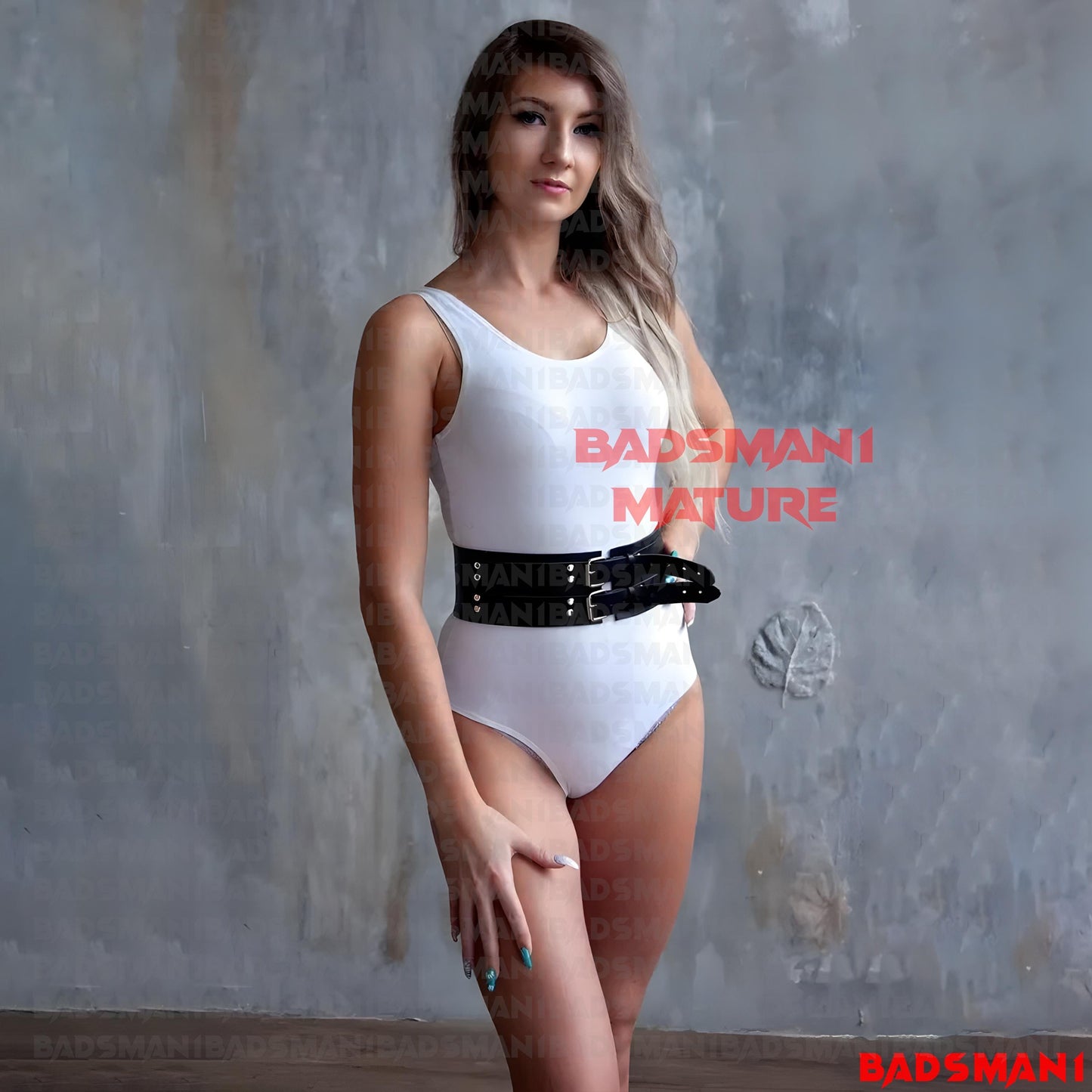 Wide Leather Corset Belt Women,Leather Waist Corset, Double Buckle Waist Cincher, Gothic Punk Fetish Waist Belt, Black Red Fashion Accessory